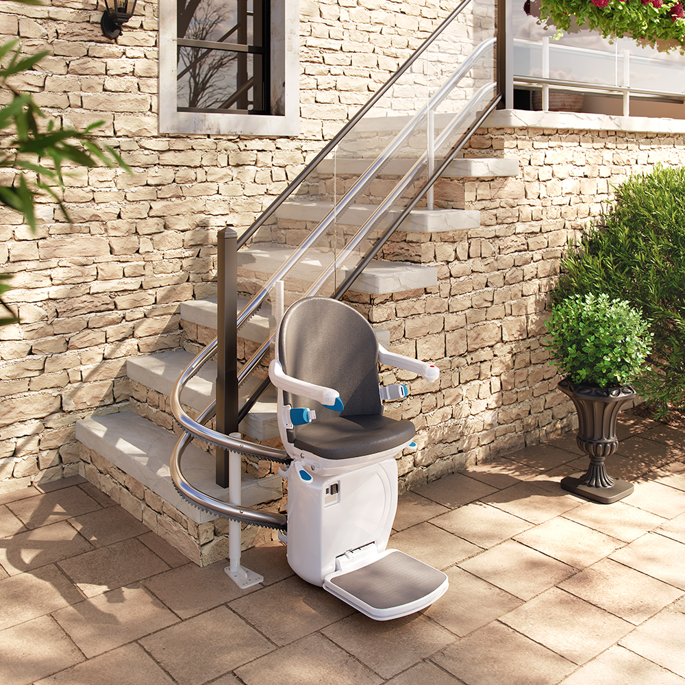 Outdoor Curved Stairlift Model 4000