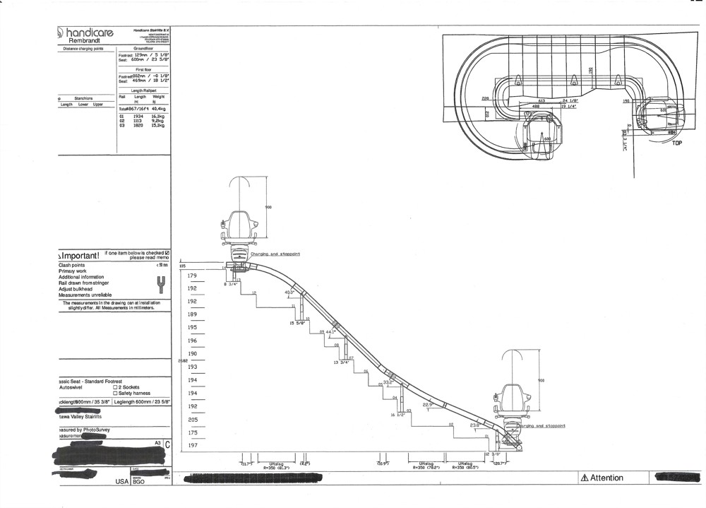 Freecurve one way power swivel classic seat